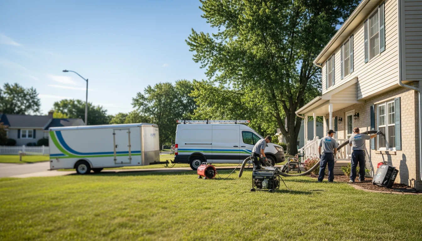 Flooded Basement Restoration And Cleanup With Repair in Middleport, NY near me
